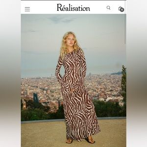 Realisation par Gia dress in animal NWT